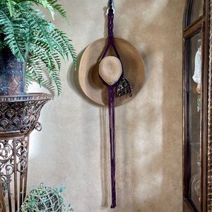Handmade Macramé Hat Holder